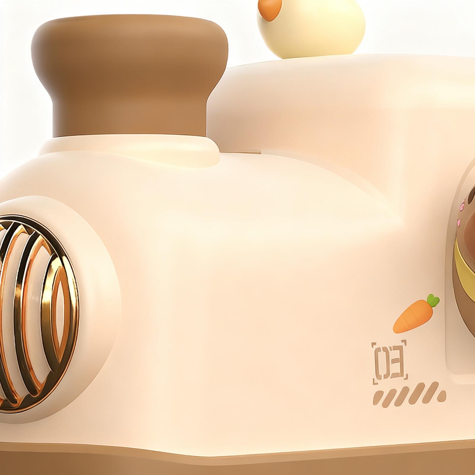 Humidifier Nursery Quiet - เครื่องทำความชื้นสำหรับห้องนอน เครื่องฟอกอากาศแบบเย็นสำหรับเด็ก ดีไซน์รถไฟ เงียบสงบ ความจุ 300