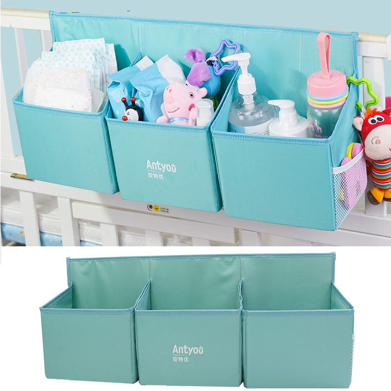 Baby Nursery Bedding - ขนาดใหญ่แขวนเก็บของเล่นกระเป๋าผ้าอ้อมสำหรับ Crib Organizer เตียงข้างเตียงเนอสเซอรี่กระเป๋าชุดเครื่องนอนอุปกรณ์เสริม Stuff