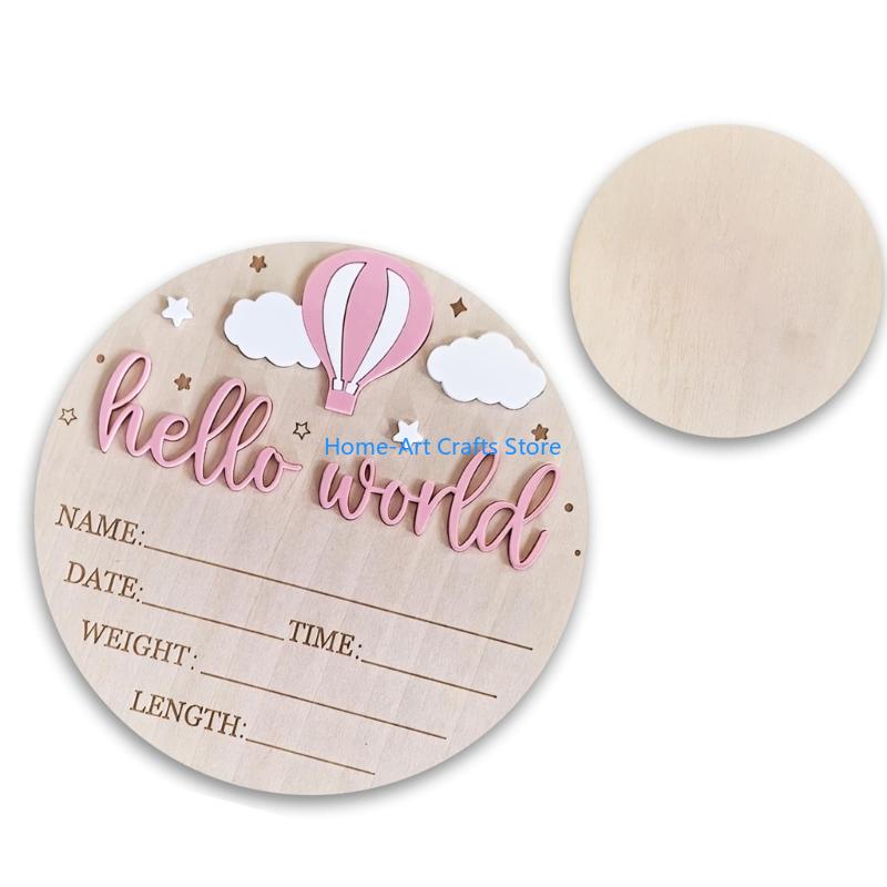 Y3NA ไม้ชื่อเด็กแผ่น Hello Wor - Baby Nursery Keepsake บทวิจารณ์และราคา