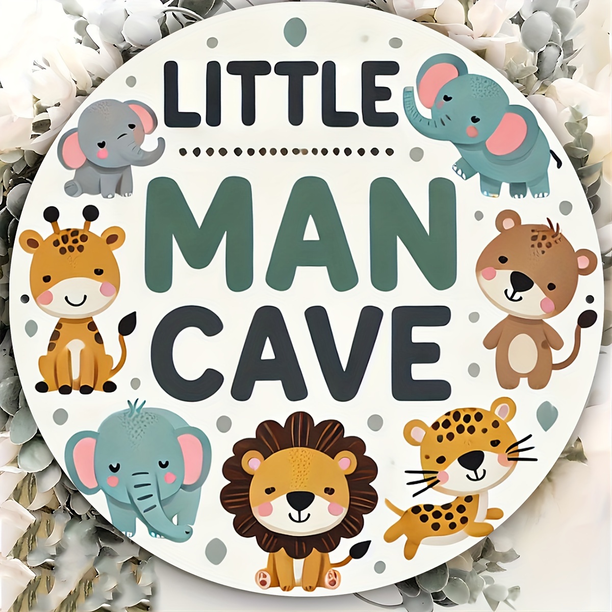 ป้ายไม้ลายถ้ำมนุษย์น้อย ซาฟารี - Baby Nursery Vintage บทวิจารณ์และราคา