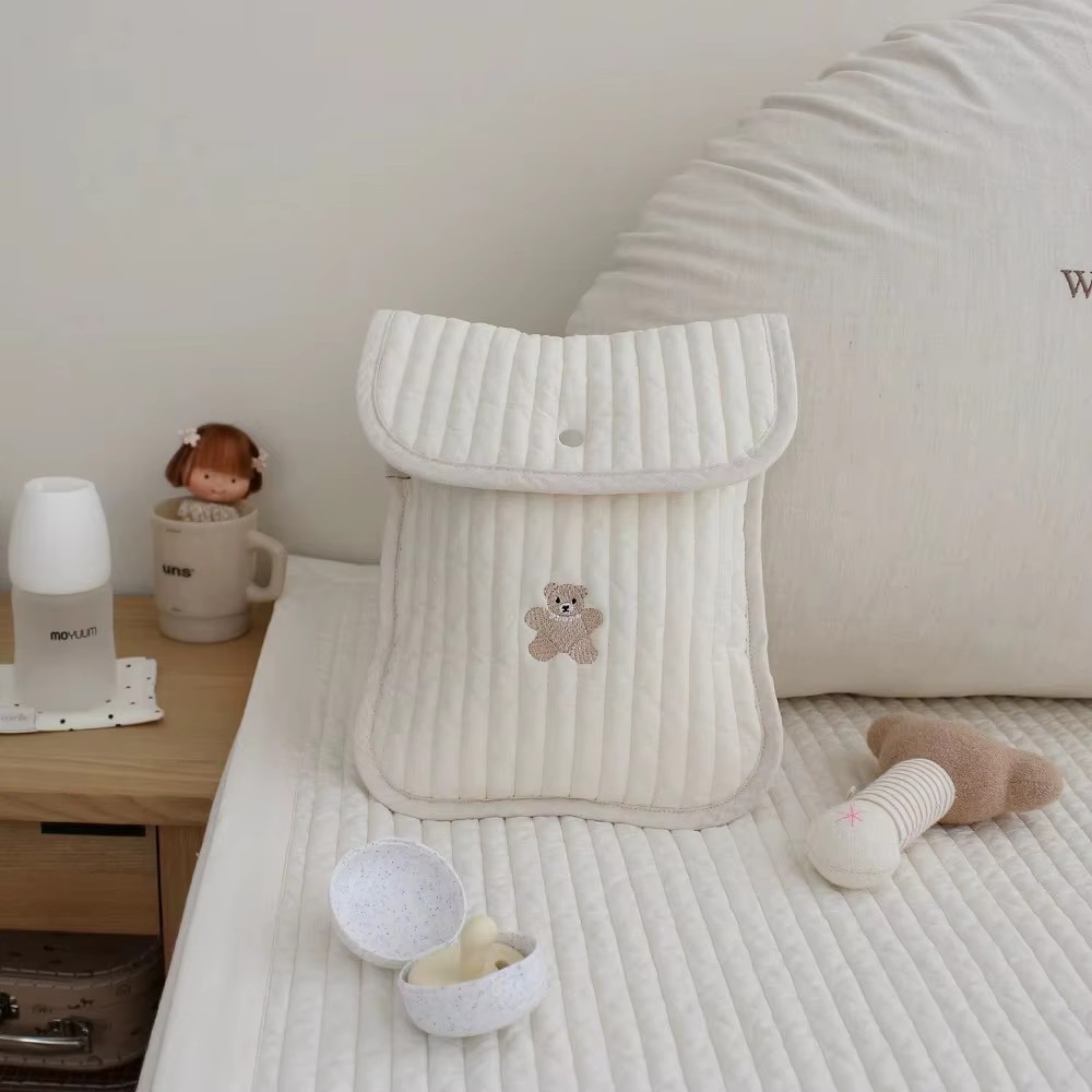 กระเป๋าผ้าฝ้ายปักลายหมีสำหรับค - Baby Nursery Organization Ideas บทวิจารณ์และราคา