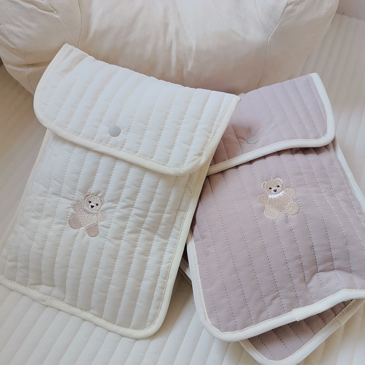 กระเป๋าผ้าฝ้ายปักลายหมีสำหรับค - Baby Nursery Organization Ideas บทวิจารณ์และราคา