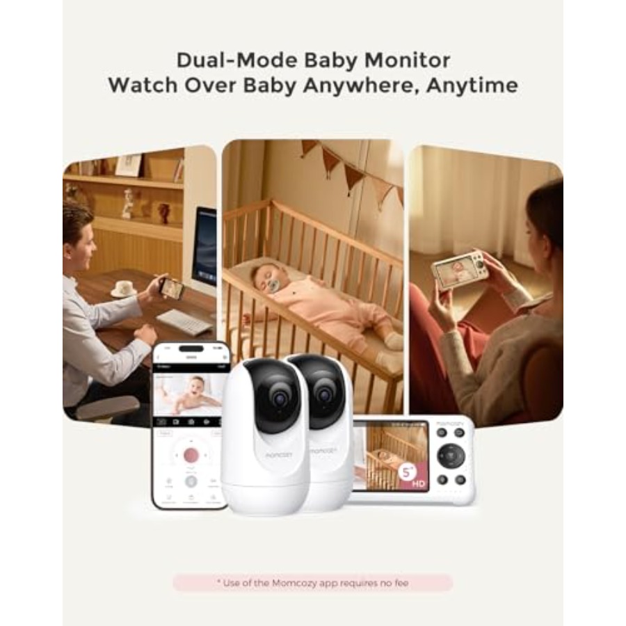กล้องวงจรปิดอัจฉริยะสำหรับใช้ใ - Baby Monitor Split Screen บทวิจารณ์และราคา
