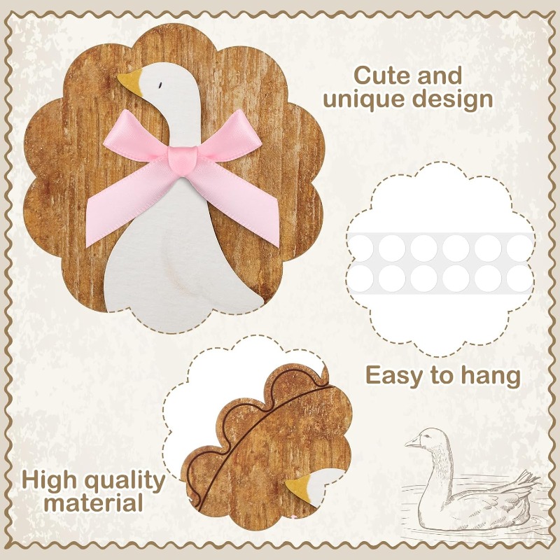 ศิลปะผนังห่านไม้วินเทจแปลกตา – - Baby Nursery Vintage บทวิจารณ์และราคา
