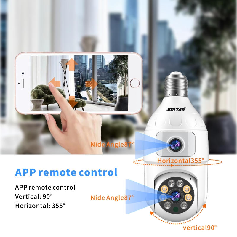 กล้องวงจรปิดหลอดไฟ 4MP ขั้ว E2 - Baby Monitor Split Screen บทวิจารณ์และราคา