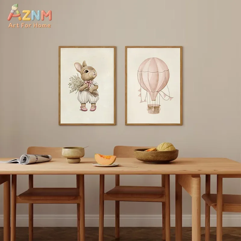 AZNM โบโฮ บันนี่ บอลลูนอากาศร้ - Baby Nursery Vintage บทวิจารณ์และราคา