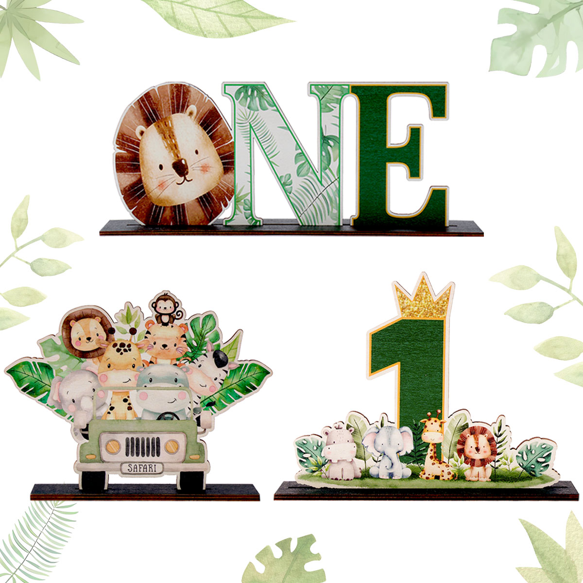 พวงกุญแจรูปสัตว์ในป่าพวงกุญแจส - Baby Nursery Jungle Theme บทวิจารณ์และราคา