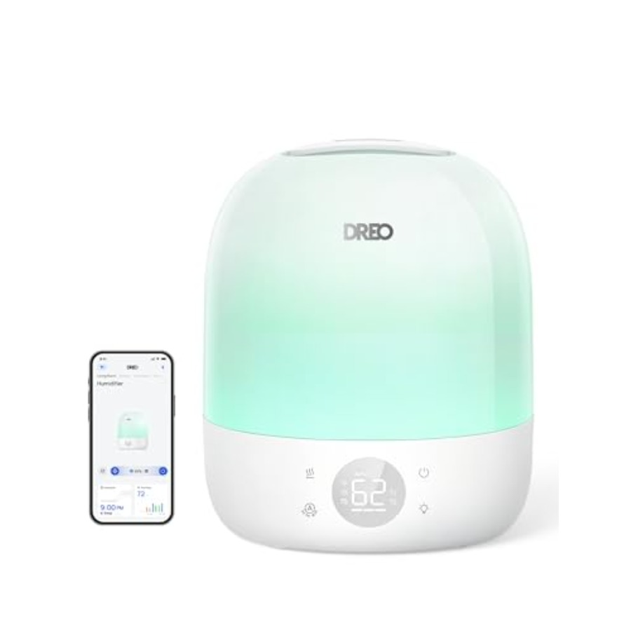 เครื่องทำความชื้นอัจฉริยะสำหรั - Humidifier Nursery Quiet บทวิจารณ์และราคา
