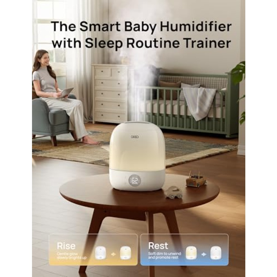 เครื่องทำความชื้นอัจฉริยะสำหรั - Humidifier Nursery Quiet บทวิจารณ์และราคา