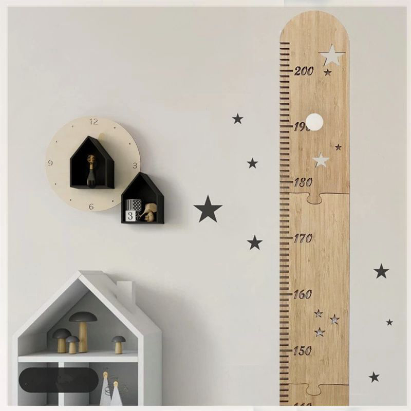 5 แผ่น Nordic ไม้เด็กความสูงแผ - Baby Nursery Stickers บทวิจารณ์และราคา