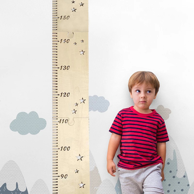 5 แผ่น Nordic ไม้เด็กความสูงแผ - Baby Nursery Stickers บทวิจารณ์และราคา