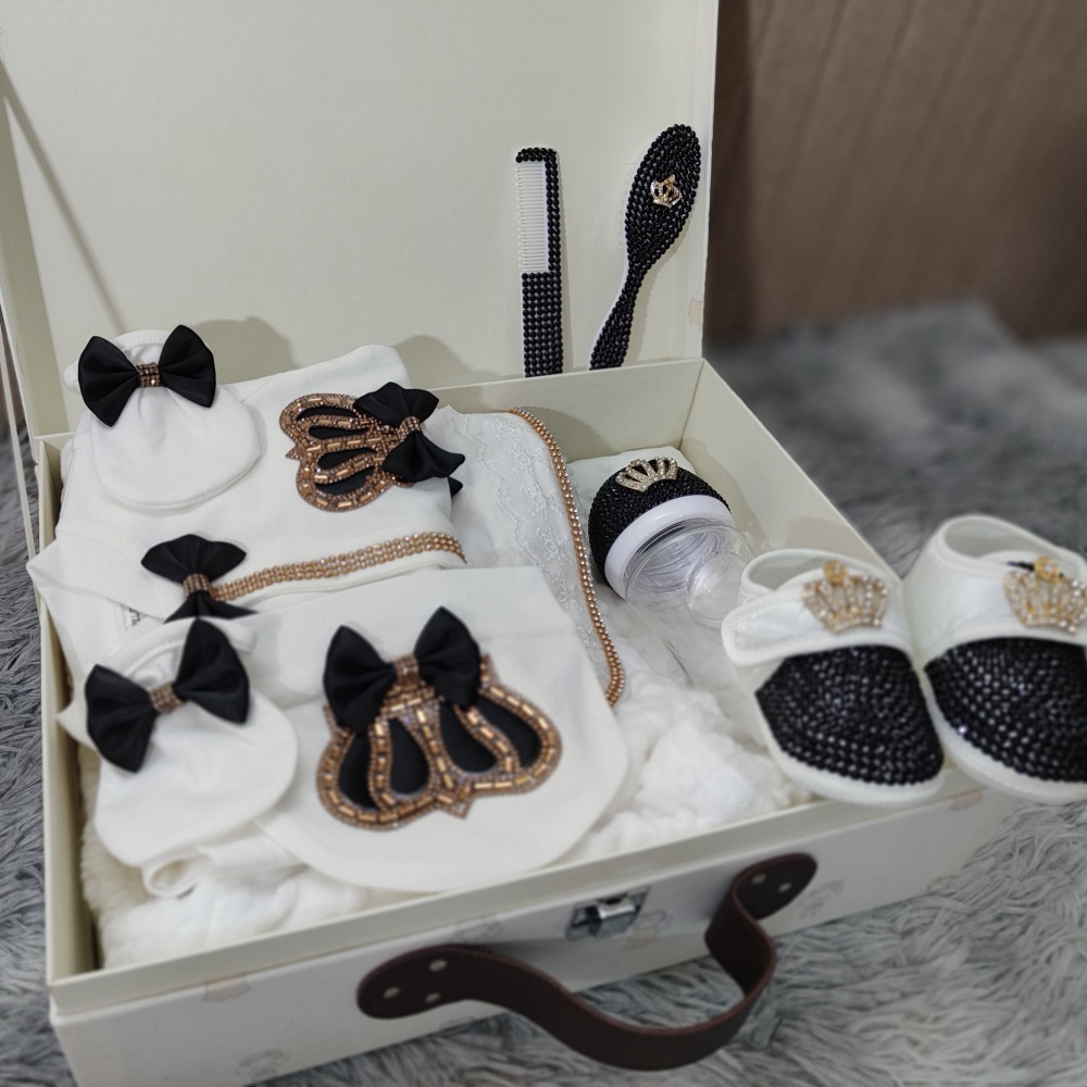 Dollbling สีดําทองทารกแรกเกิด  - Baby Nursery Kit บทวิจารณ์และราคา