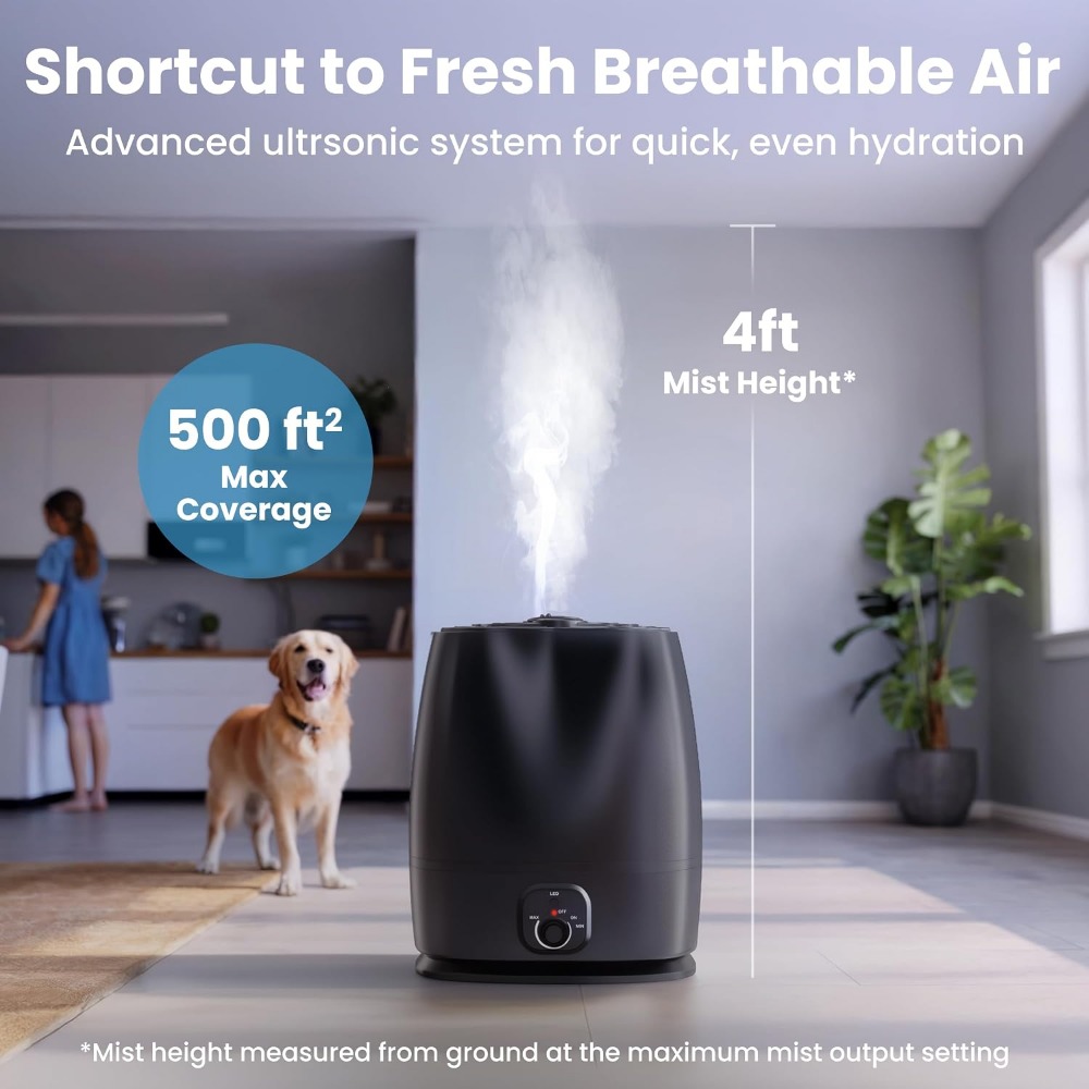 เครื่องทำความชื้นในห้องนอนขนาด - Humidifier Nursery Quiet บทวิจารณ์และราคา