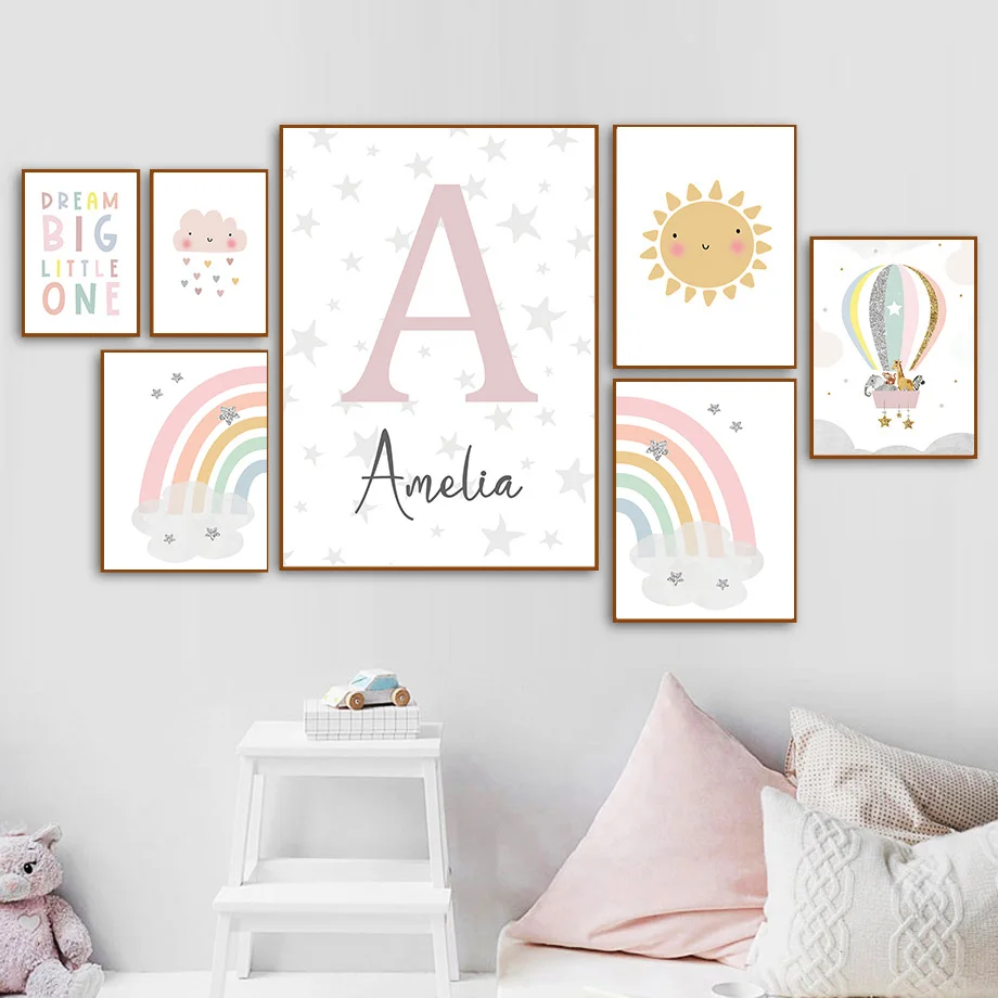 ยีราฟ ช้าง บอลลูนลมร้อน ดวงอาท - Baby Nursery Prints บทวิจารณ์และราคา