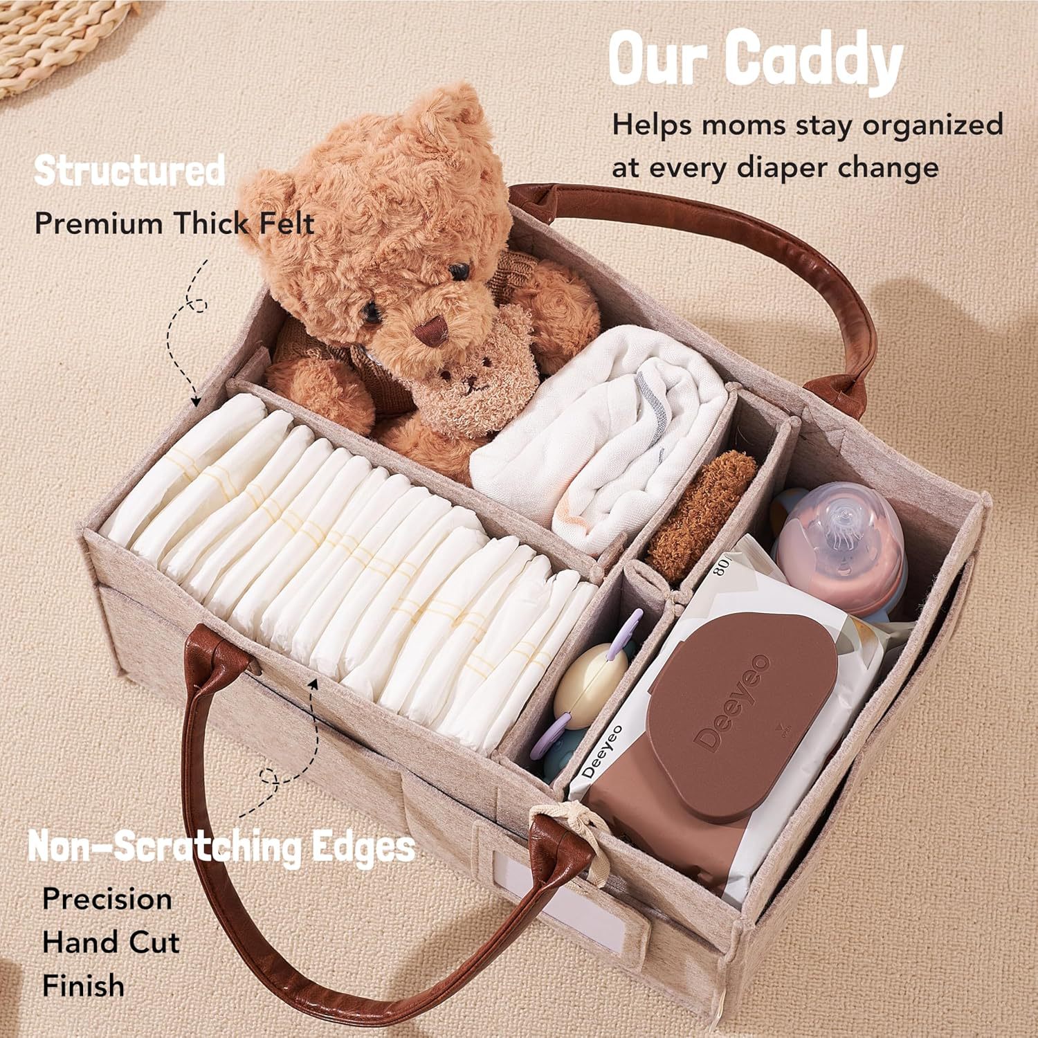 ตะกร้าเก็บของเด็กอ่อนแบบมีหูหิ - Baby Nursery Organization Ideas บทวิจารณ์และราคา