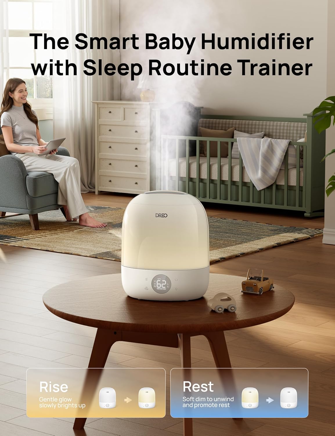 เครื่องเพิ่มความชื้นแบบละอองเย - Humidifier Nursery Quiet บทวิจารณ์และราคา