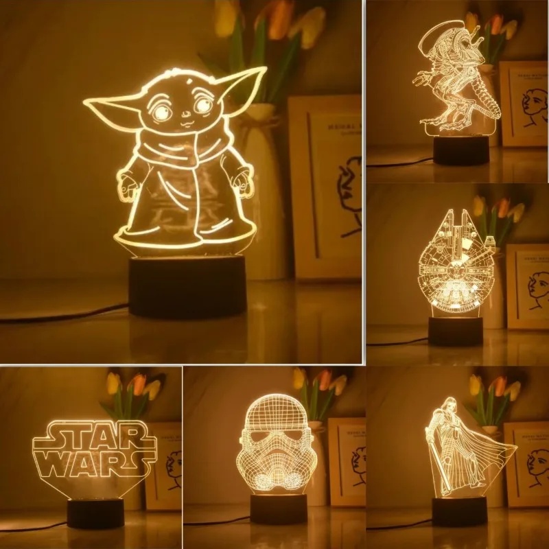 โคมไฟการ์ตูนอนิเมะ 3 มิติ โยวด - Baby Yoda Nursery บทวิจารณ์และราคา