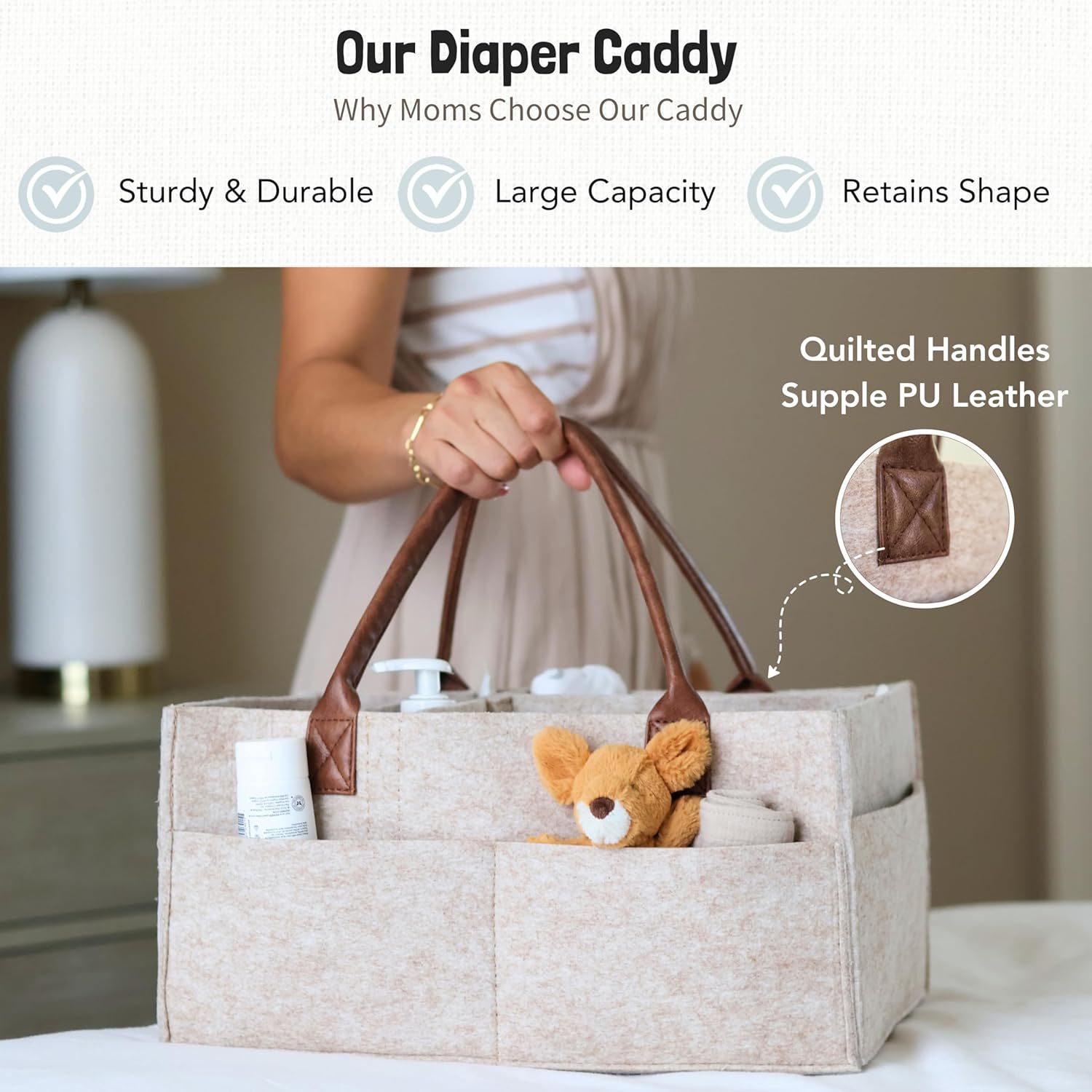 ตะกร้าเก็บของเด็กอ่อนแบบมีหูหิ - Baby Nursery Organization Ideas บทวิจารณ์และราคา
