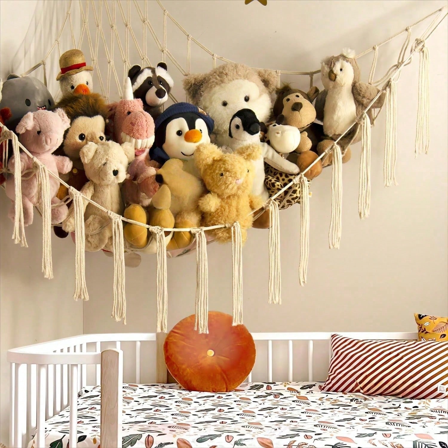 ตาข่ายแขวนเก็บของเล่นตุ๊กตาสัต - Baby Nursery Organization Ideas บทวิจารณ์และราคา