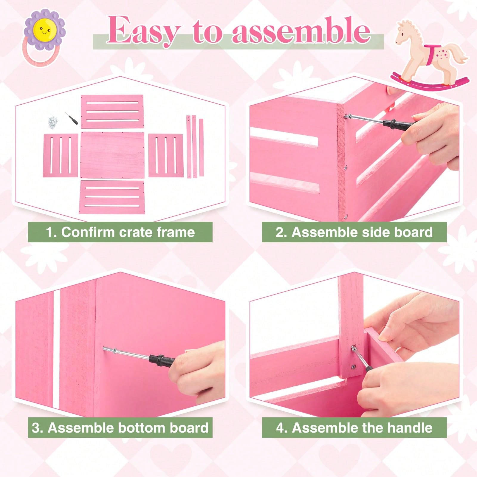 ตะกร้าไม้สำหรับของขวัญเด็กแรกเ - Baby Nursery Unit บทวิจารณ์และราคา