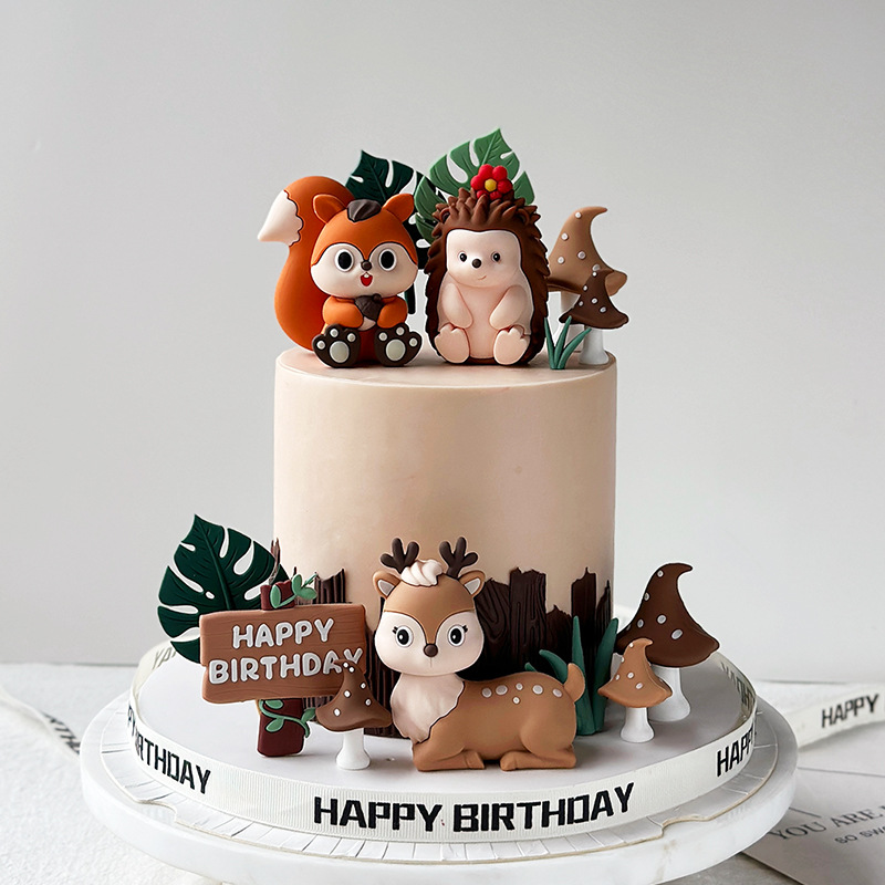ชุดท็อปเปอร์เค้กสัตว์ซาฟารี -  - Baby Nursery Jungle Theme บทวิจารณ์และราคา
