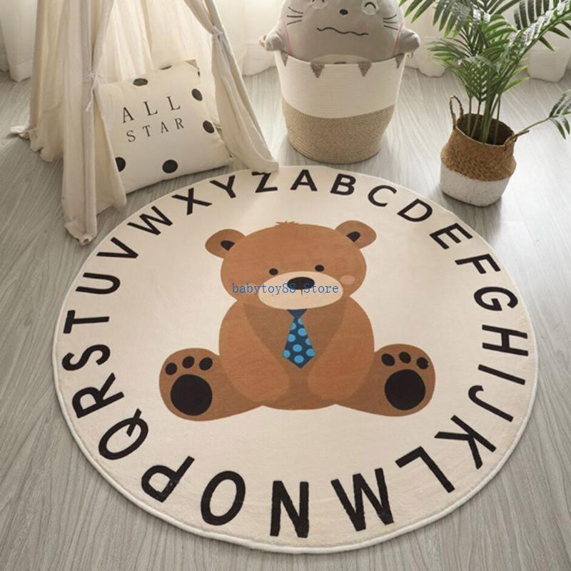 Y4UD การ์ตูนสัตว์พิมพ์เด็กสำหร - Baby Nursery Carpet บทวิจารณ์และราคา
