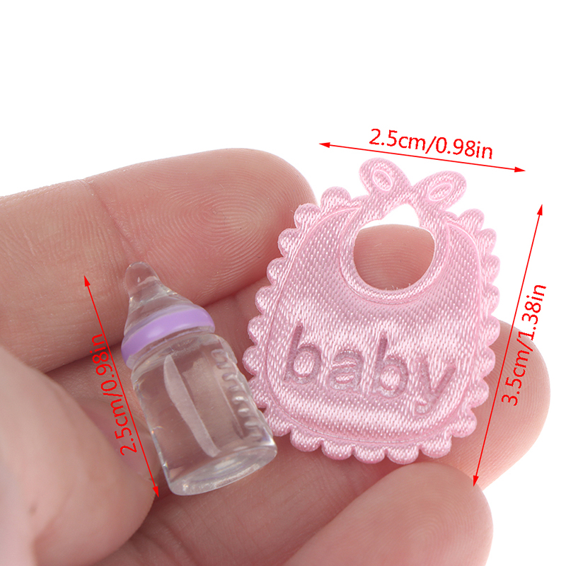 1:12 ตุ๊กตาบ้านตุ๊กตา ชุดขวดนม - Baby Nursery Kit บทวิจารณ์และราคา
