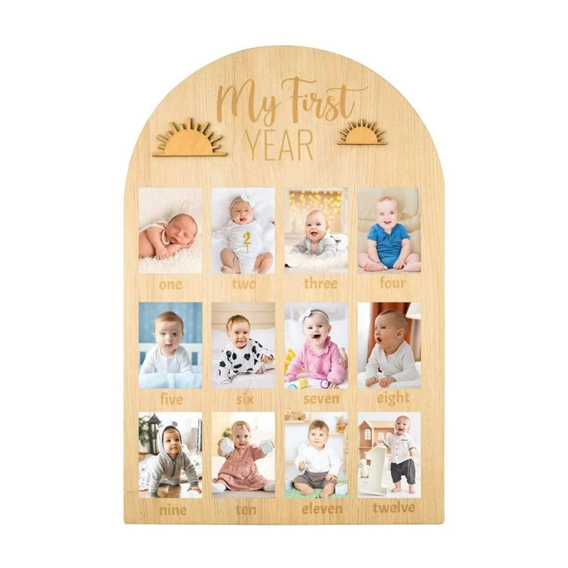 ป้ายไม้สำหรับถ่ายภาพเด็กแรกเกิ - Baby Nursery Keepsake บทวิจารณ์และราคา