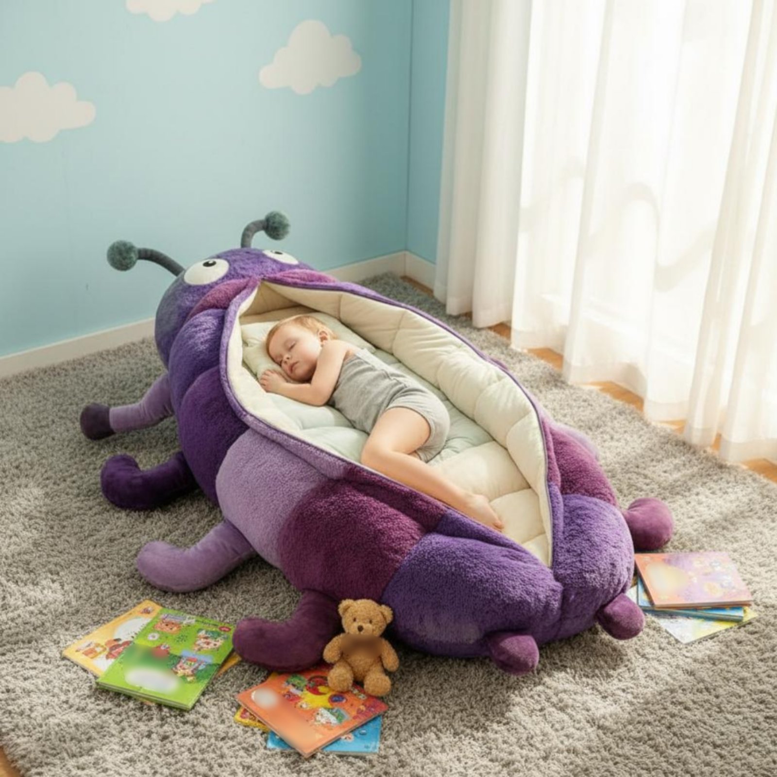 ถุงนอนแบบหนอนผีเสื้อ ถุงนอนแบบ - Baby Nursery Bedding บทวิจารณ์และราคา