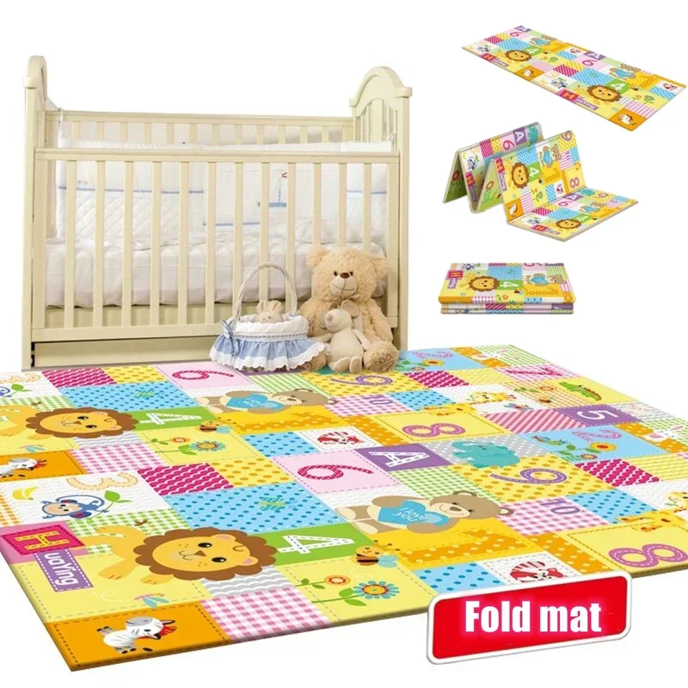 เด็กเล่นเสื่อพับได้ Xpe ปริศนา - Baby Nursery Carpet บทวิจารณ์และราคา
