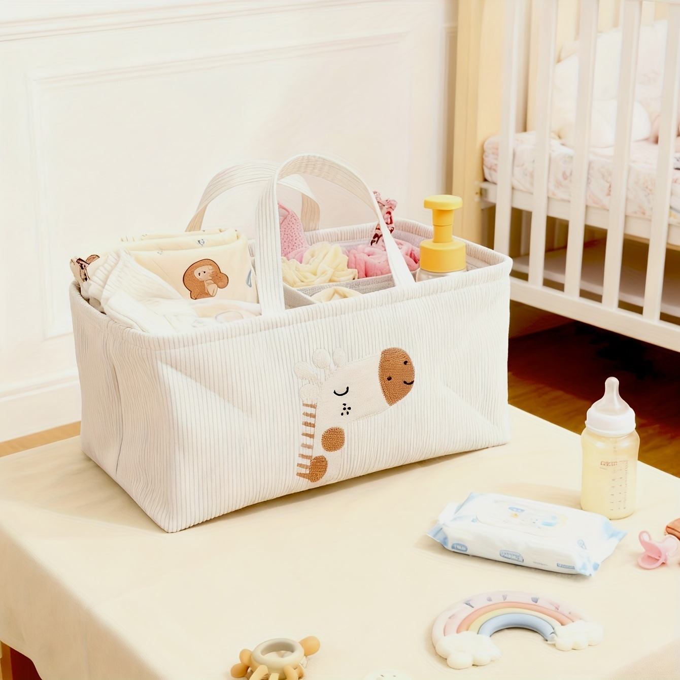 ตะกร้าผ้าใส่ผ้าอ้อมลายสิงโตน่า - Baby Nursery Organization Ideas บทวิจารณ์และราคา