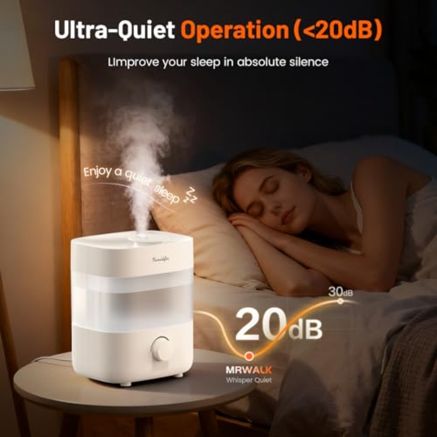 เครื่องเพิ่มความชื้นในห้องนอนพ - Humidifier Nursery Quiet บทวิจารณ์และราคา