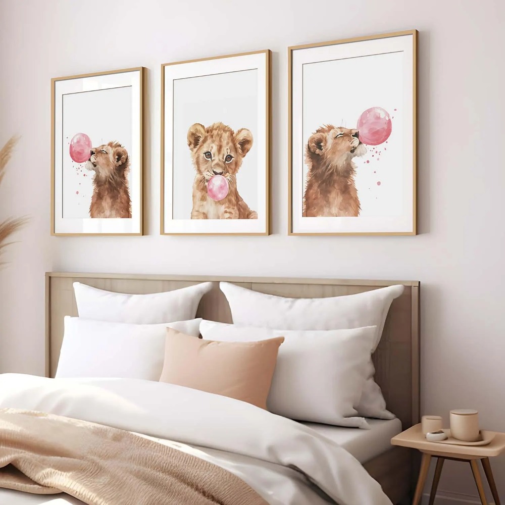 ชุดภาพตกแต่งผนังห้องเด็ก ลายลู - Baby Nursery Jungle Theme บทวิจารณ์และราคา