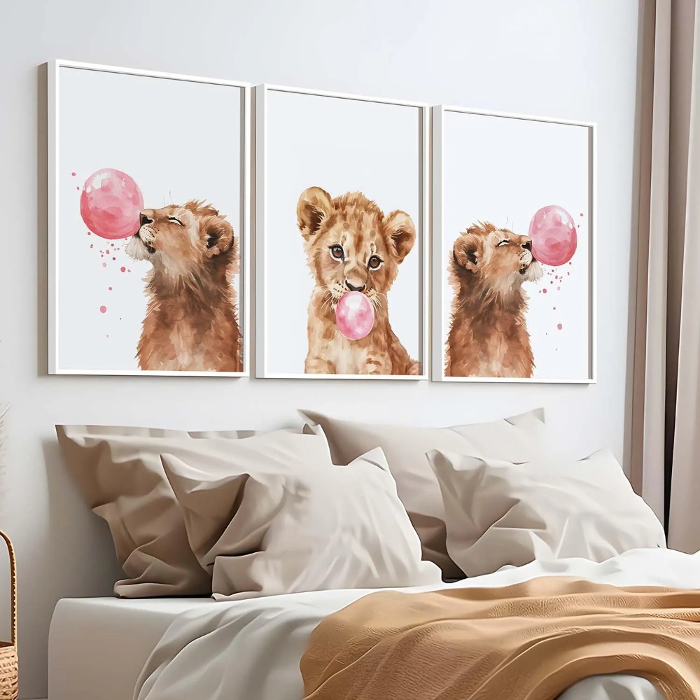 ชุดภาพตกแต่งผนังห้องเด็ก ลายลู - Baby Nursery Jungle Theme บทวิจารณ์และราคา