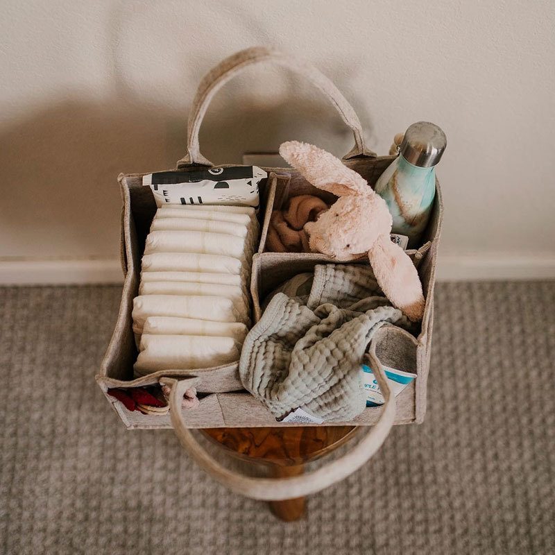 แคดดี้ผ้าอ้อม - ถังเก็บเนอสเซอ - Baby Nursery Organization Ideas บทวิจารณ์และราคา