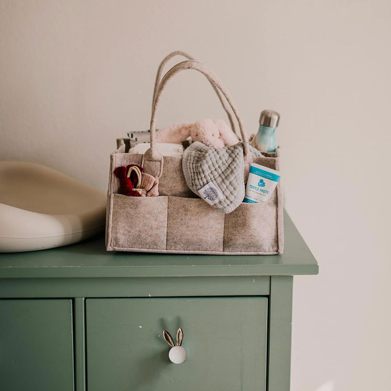 แคดดี้ผ้าอ้อม - ถังเก็บเนอสเซอ - Baby Nursery Organization Ideas บทวิจารณ์และราคา