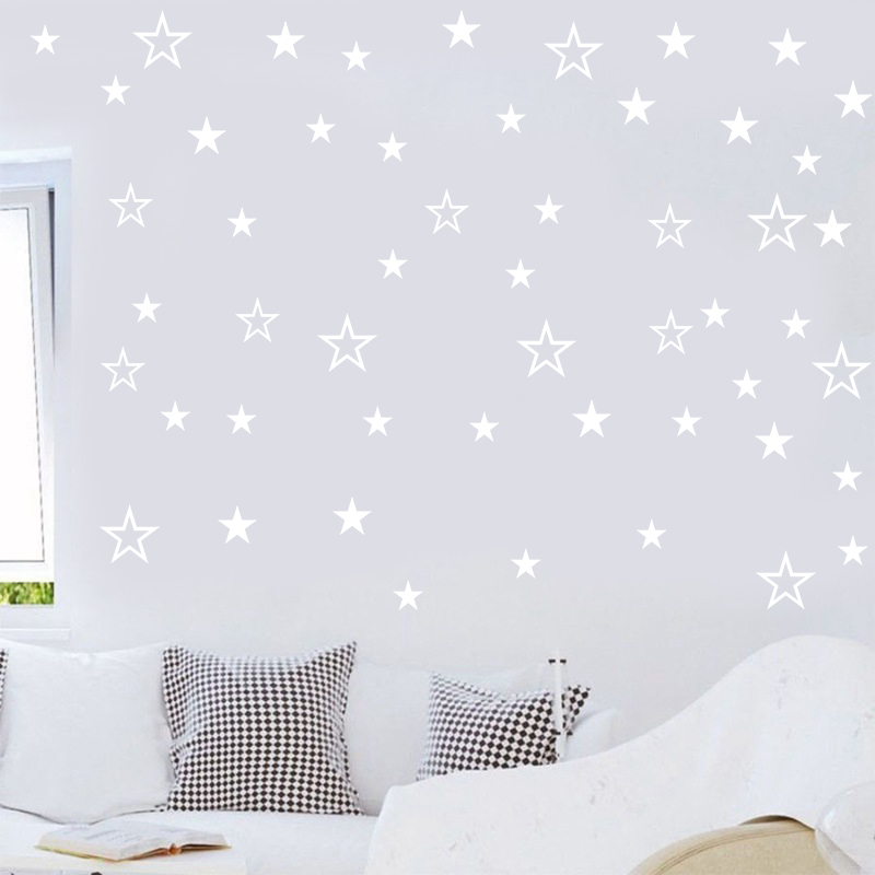 ขนาดผสม Hollow ดาวสติ๊กเกอร์ติ - Baby Nursery Stickers บทวิจารณ์และราคา