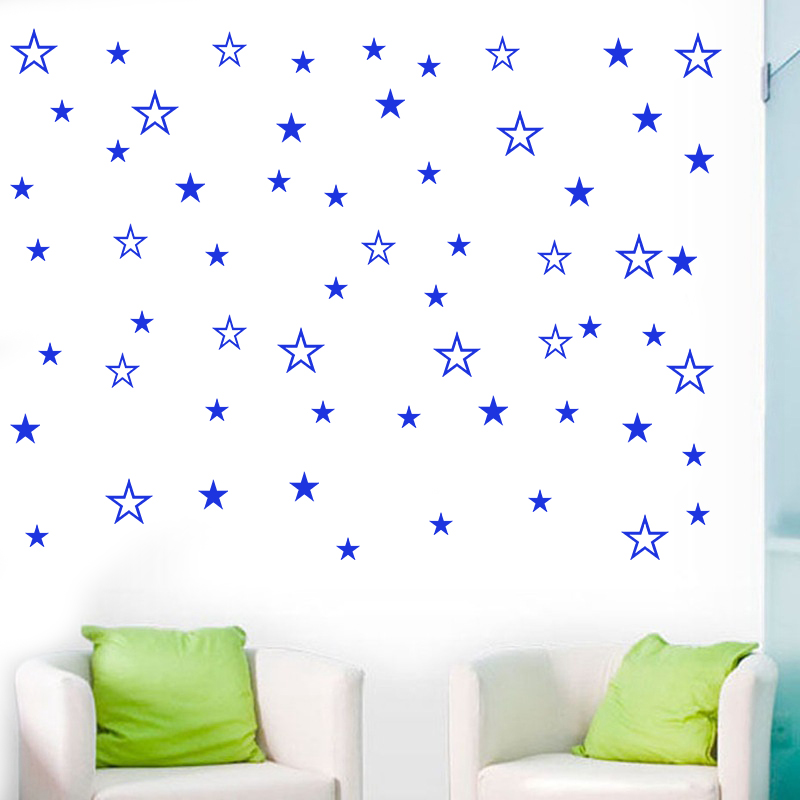 ขนาดผสม Hollow ดาวสติ๊กเกอร์ติ - Baby Nursery Stickers บทวิจารณ์และราคา