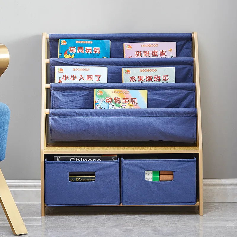 ชั้นวางหนังสือผ้าใบสำหรับเด็ก  - Baby Nursery Unit บทวิจารณ์และราคา