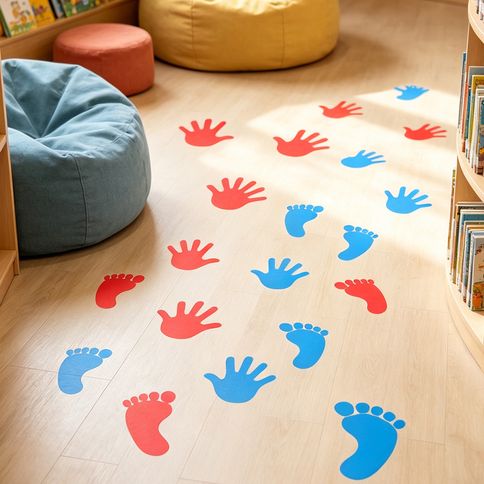 สติกเกอร์รอยมือรอยเท้าเด็ก 20  - Baby Nursery Stickers บทวิจารณ์และราคา