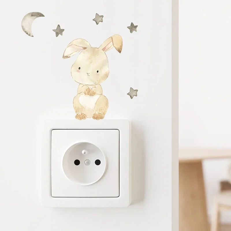1/2/4/6 ชุดสติ๊กเกอร์ติดผนังรู - Baby Nursery Stickers บทวิจารณ์และราคา
