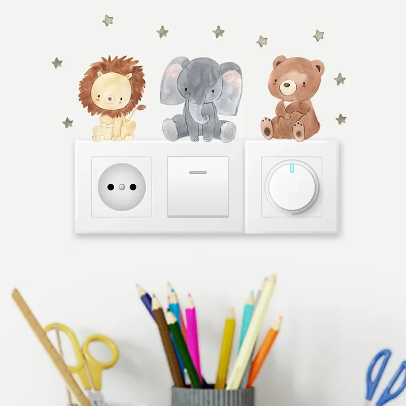 1/2/4/6 ชุดสติ๊กเกอร์ติดผนังรู - Baby Nursery Stickers บทวิจารณ์และราคา
