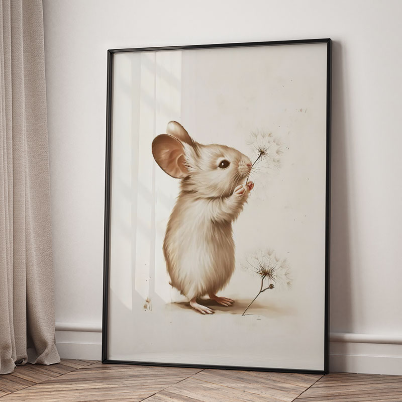 หมี กระต่าย สุนัขจิ้งจอก กวางก - Baby Nursery Prints บทวิจารณ์และราคา