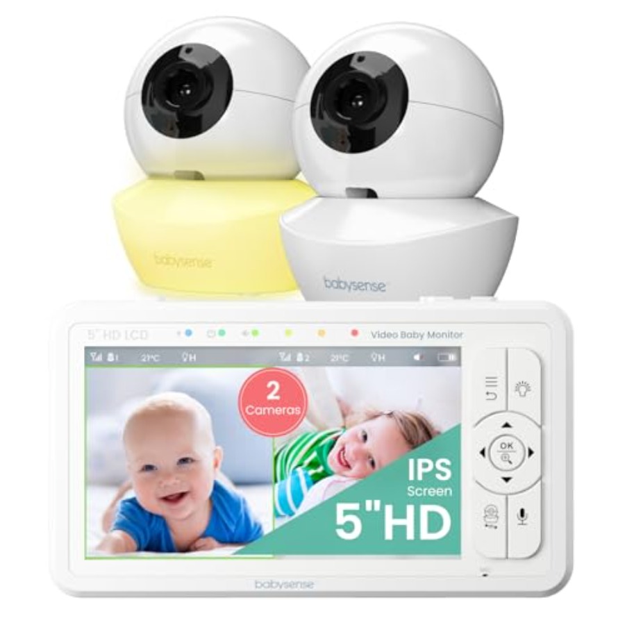 จอภาพสำหรับเด็กสำหรับใช้ในสถาน - Baby Monitor Split Screen บทวิจารณ์และราคา