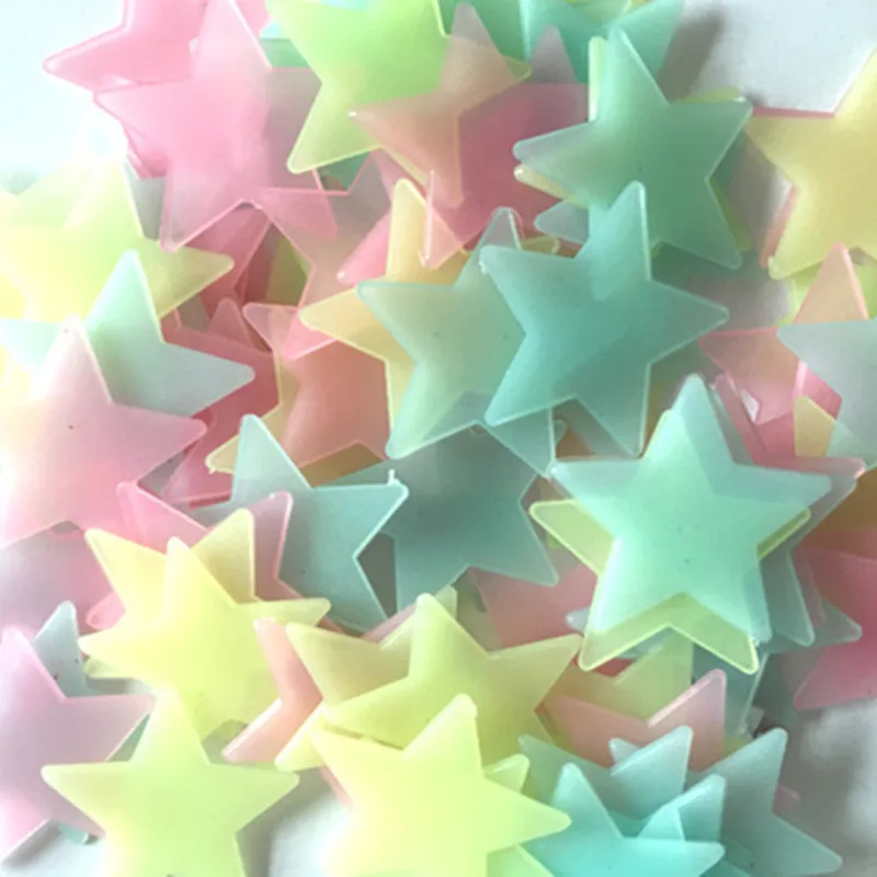 100 ชิ้นเรืองแสงในที่มืดสติ๊กเ - Baby Nursery Stickers บทวิจารณ์และราคา