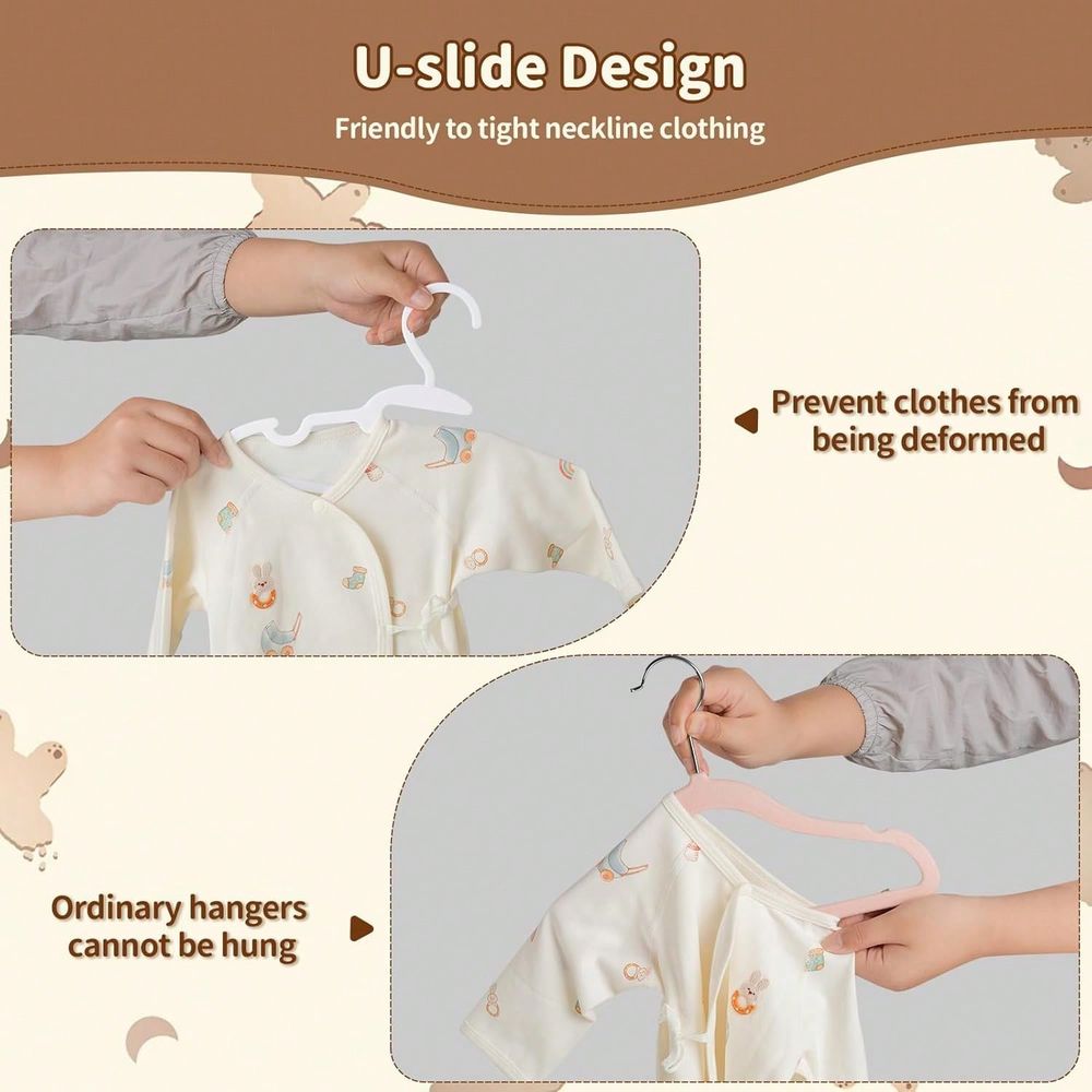 70 100 แพ็คไม้แขวนเสื้อเด็ก ไม - Baby Nursery Hangers บทวิจารณ์และราคา