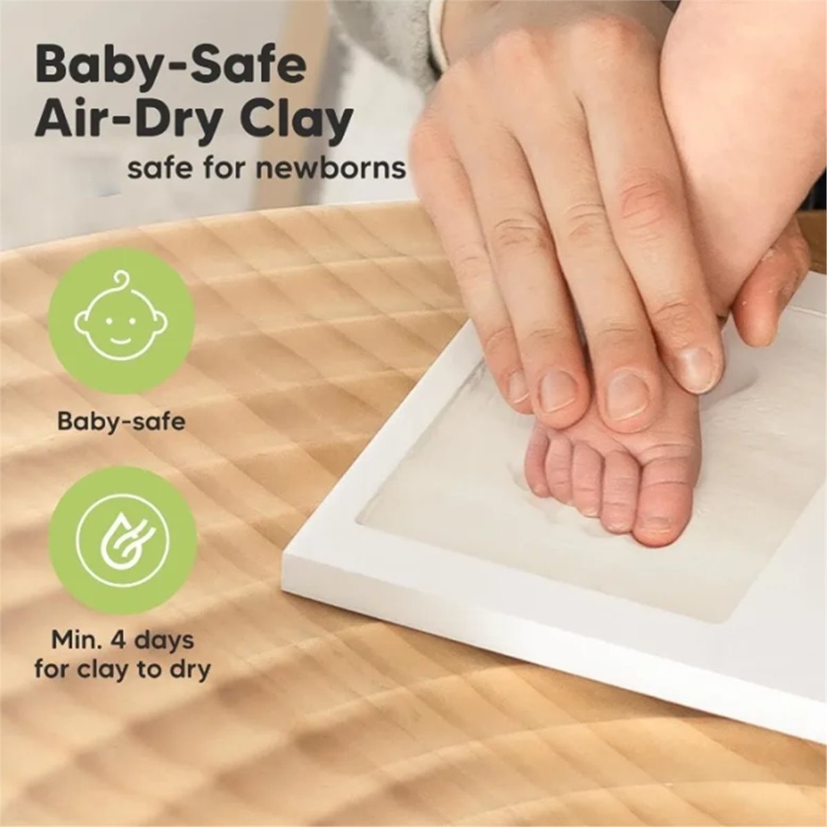 ชุดของที่ระลึกรอยมือและรอยเท้า - Baby Nursery Kit บทวิจารณ์และราคา