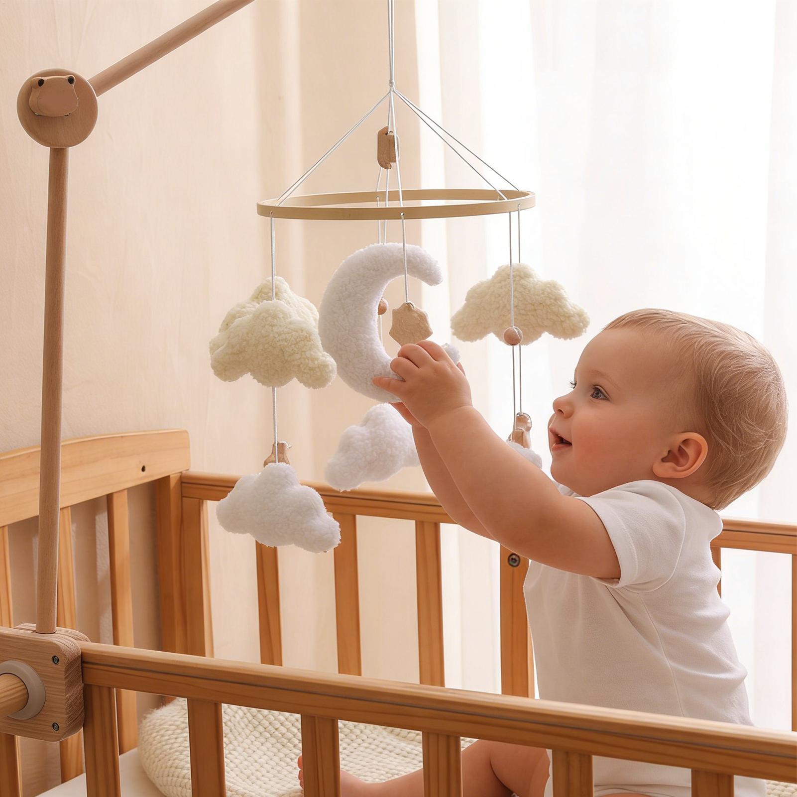 โมบายไม้สำหรับเตียงเด็ก ของเล่ - Baby Nursery Bedding บทวิจารณ์และราคา