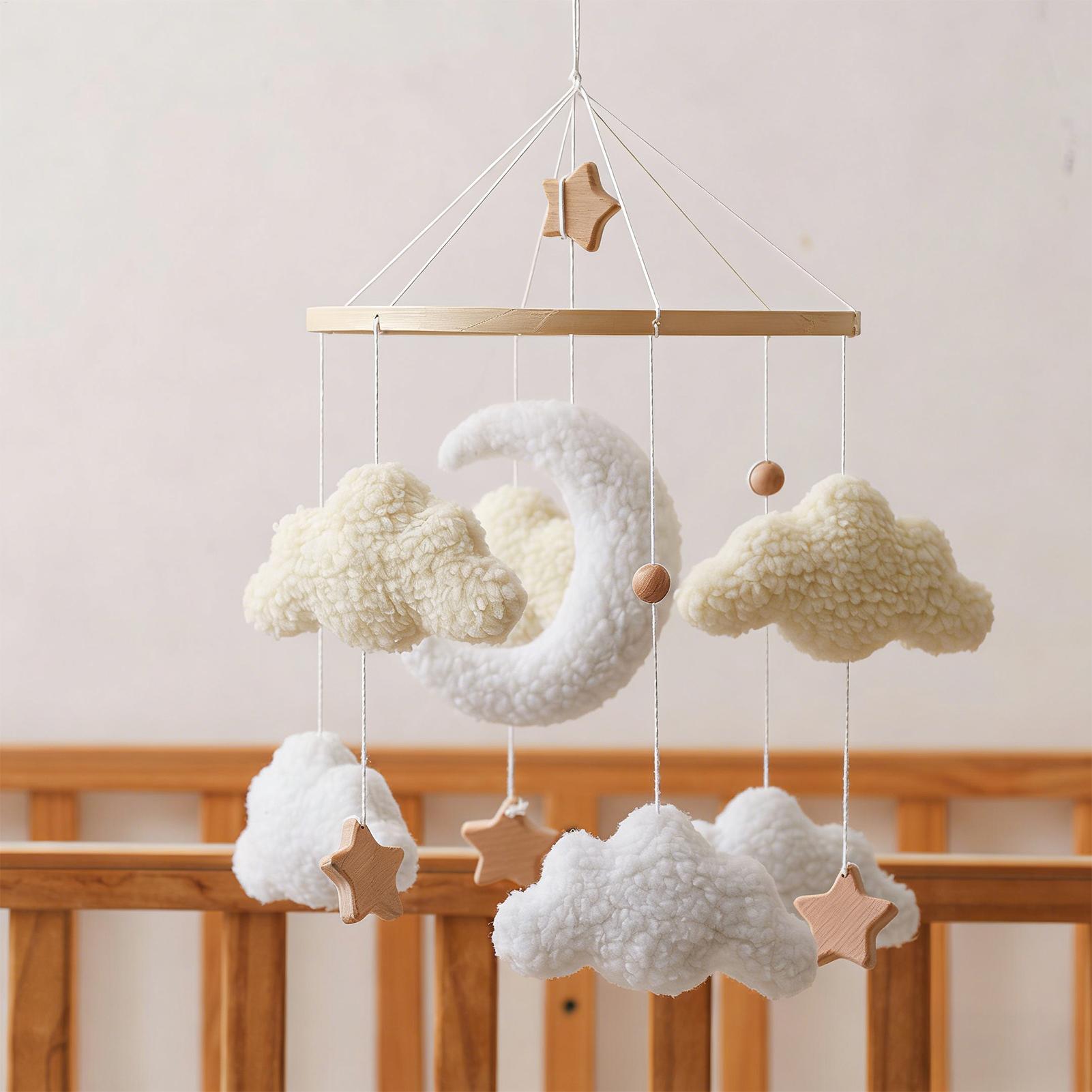 โมบายไม้สำหรับเตียงเด็ก ของเล่ - Baby Nursery Bedding บทวิจารณ์และราคา