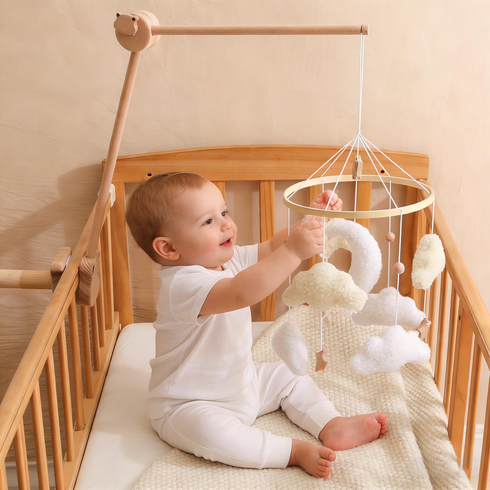 โมบายไม้สำหรับเตียงเด็ก ของเล่ - Baby Nursery Bedding บทวิจารณ์และราคา